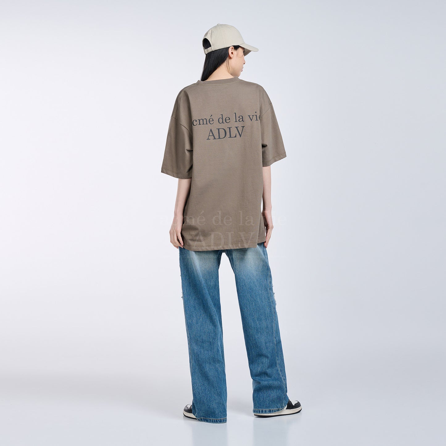 🇰🇷 Korean韩国代购 🇰🇷 | Unisex acmé de la vie ADLV BASIC LOGO GREY