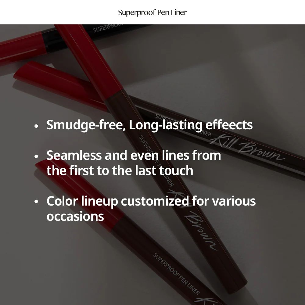 🇰🇷 Korean韩国代购 🇰🇷 | Clio Superproof Pen Liner |